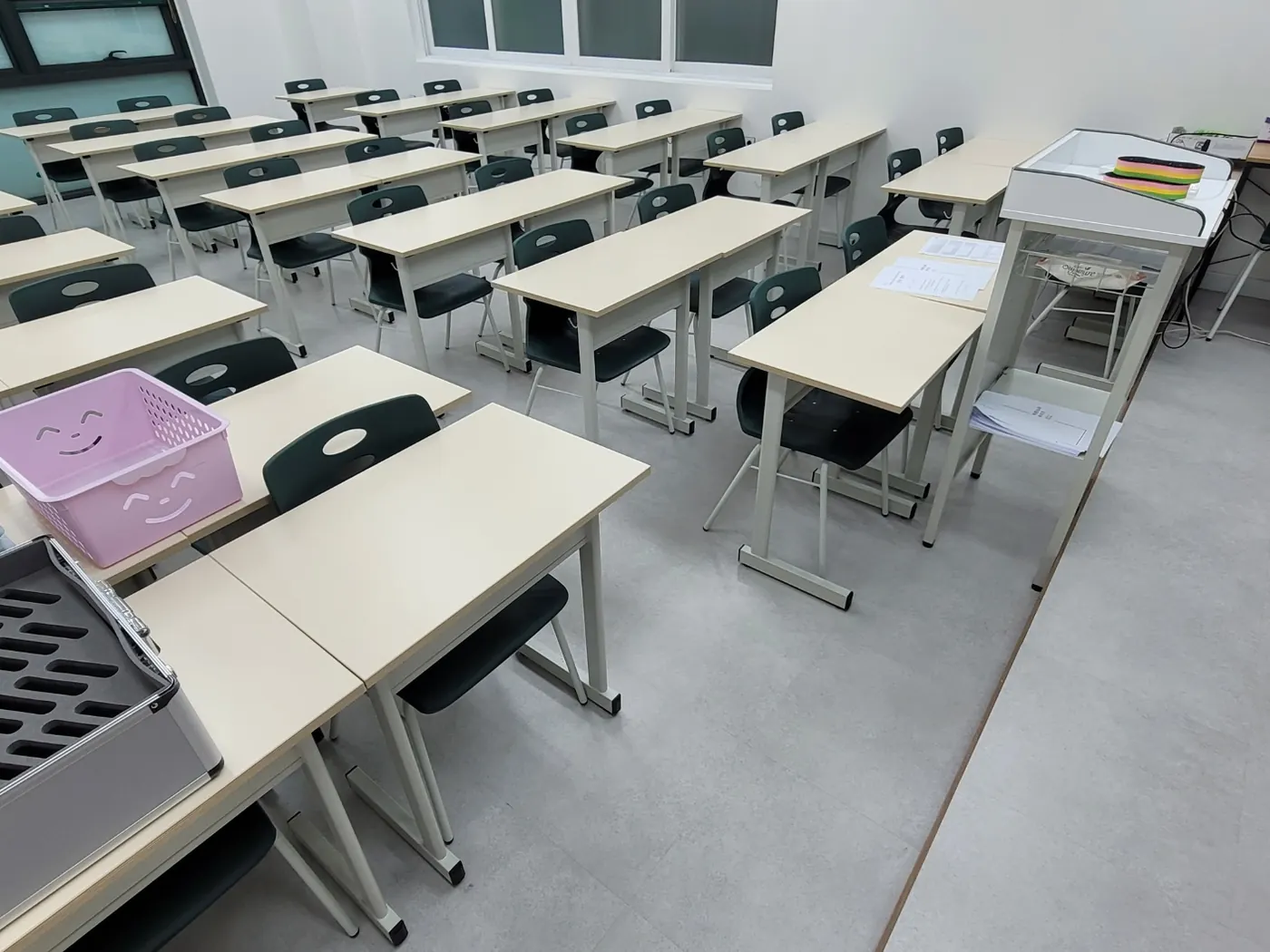 강의실 마감 — 덕산읍 학원청소 현장