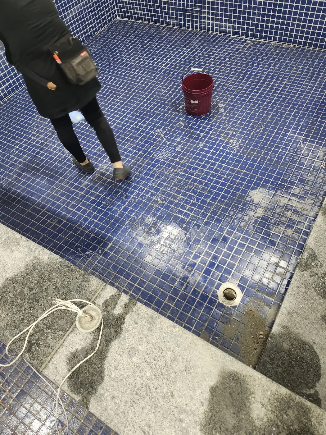 줄눈 복원 — 음성군 목욕탕청소 현장