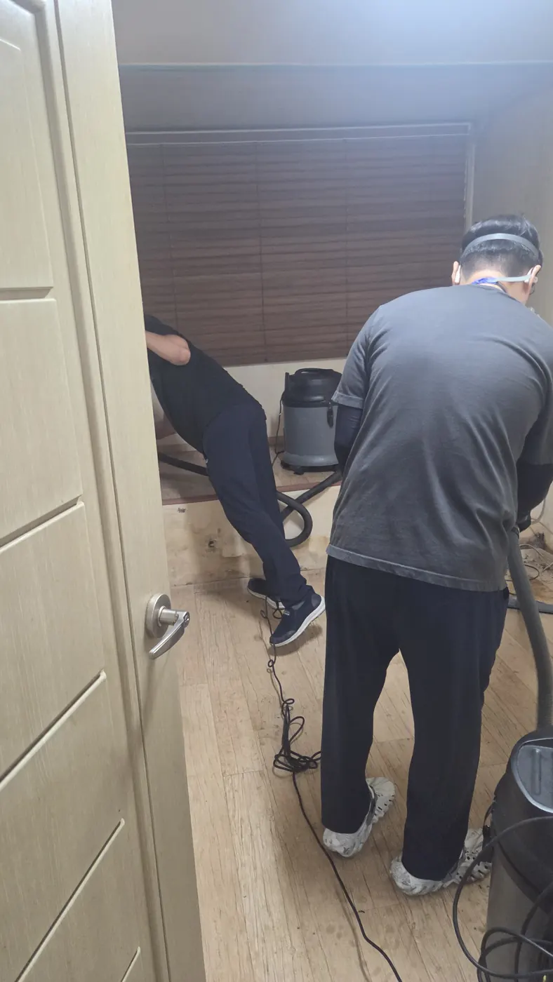 오염 제거 — 충주시 침수청소 현장