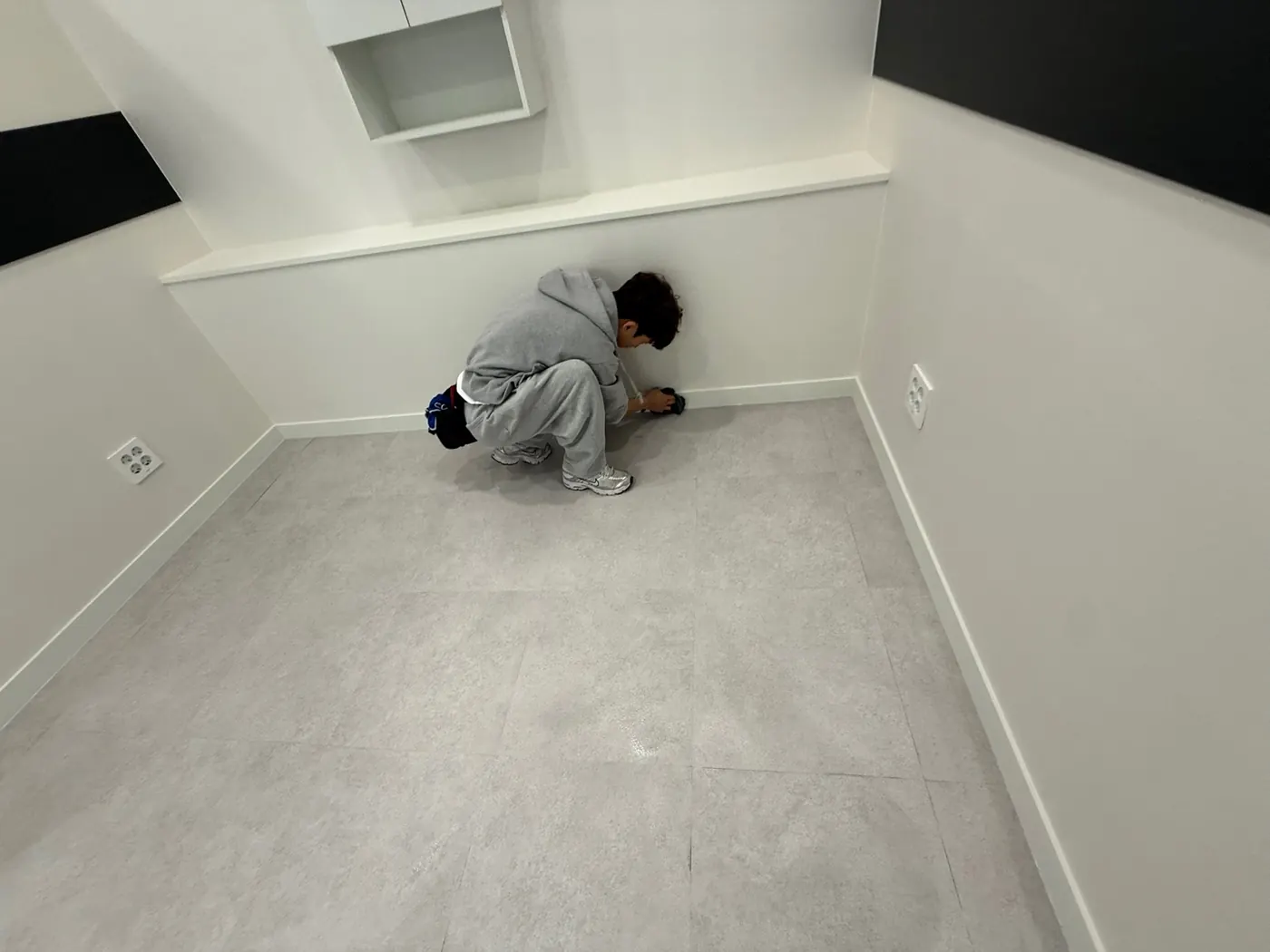 세정 진행 — 안내면 상가청소 현장