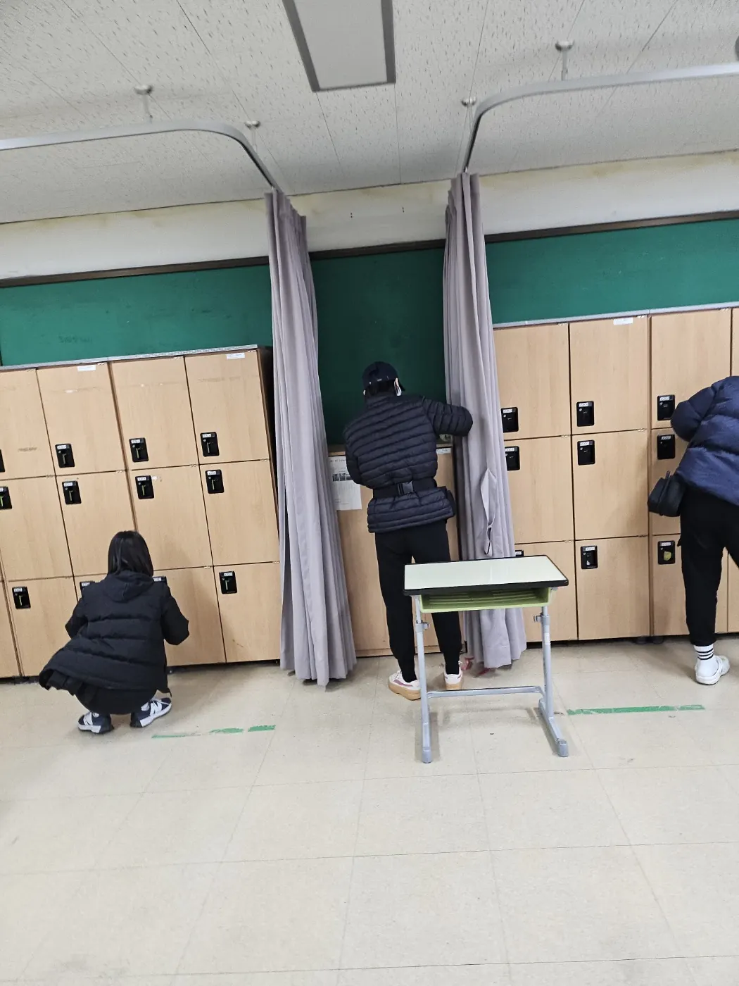 세정 진행 — 보은군 학교청소 현장