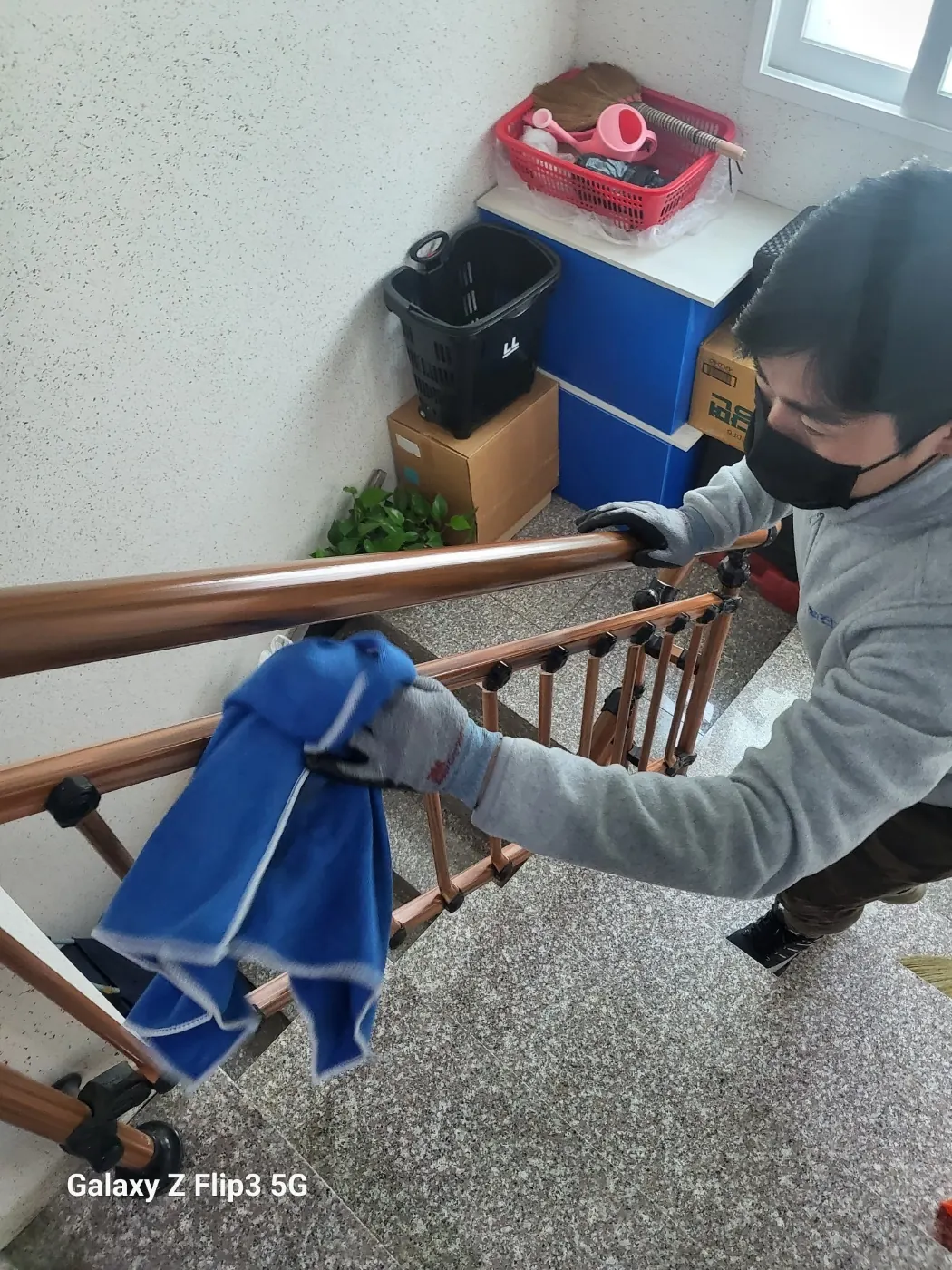 계단실 마감 — 충청북도 계단청소 현장